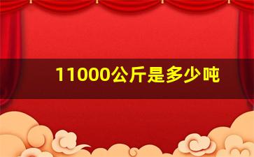 11000公斤是多少吨