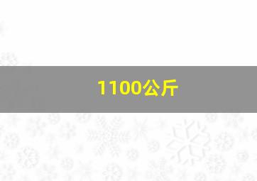 1100公斤