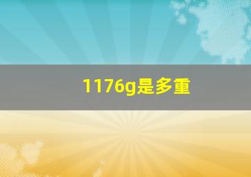 1176g是多重