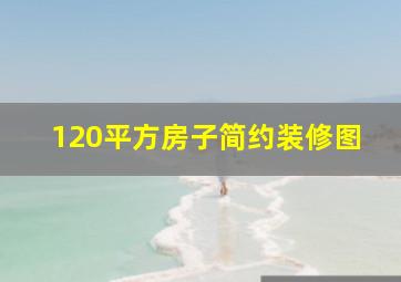 120平方房子简约装修图