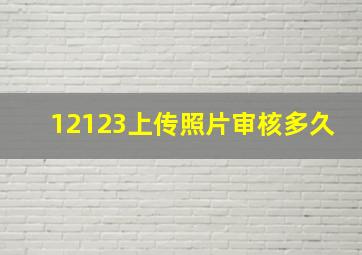 12123上传照片审核多久