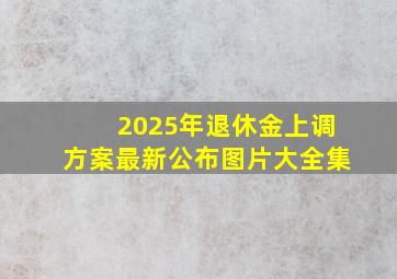 2025年退休金上调方案最新公布图片大全集