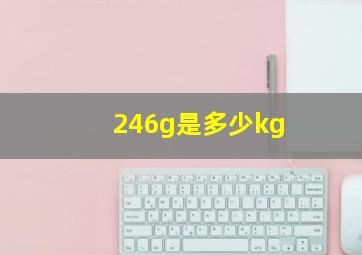 246g是多少kg