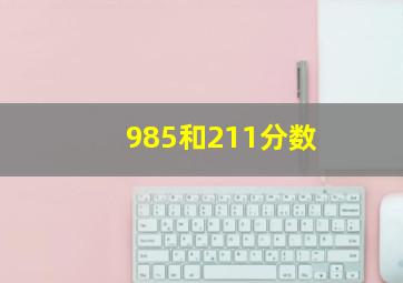 985和211分数