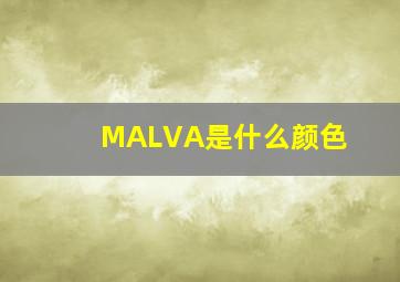 MALVA是什么颜色