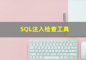 SQL注入检查工具