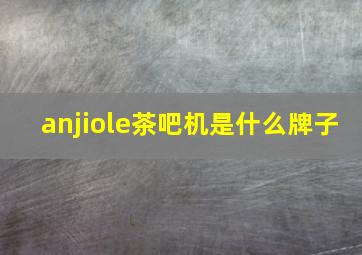 anjiole茶吧机是什么牌子