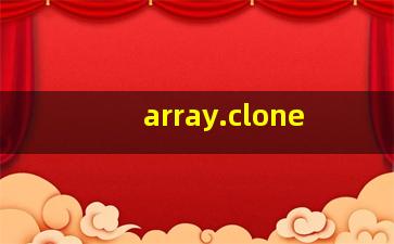 array.clone