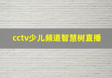 cctv少儿频道智慧树直播