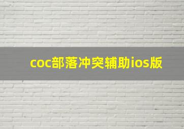 coc部落冲突辅助ios版