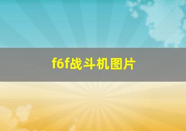 f6f战斗机图片