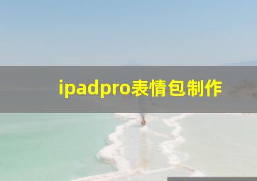 ipadpro表情包制作