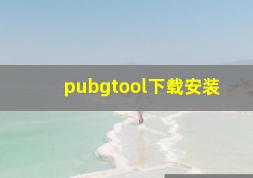 pubgtool下载安装