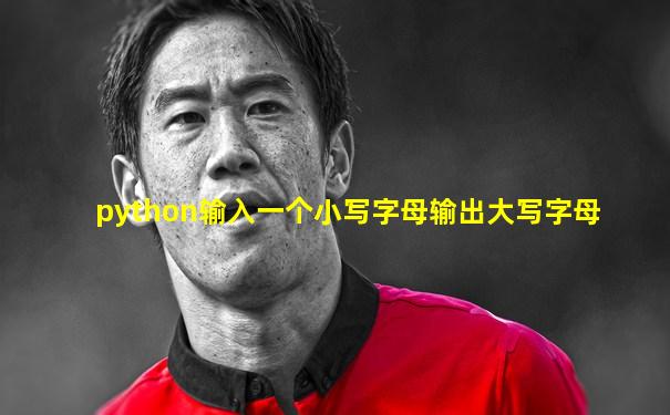 python输入一个小写字母输出大写字母