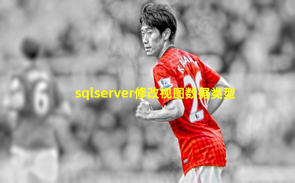 sqlserver修改视图数据类型