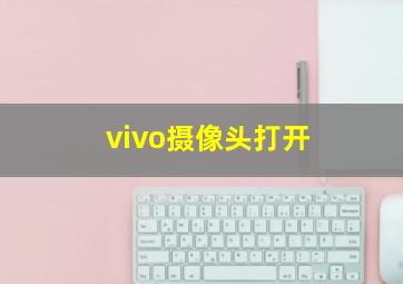 vivo摄像头打开