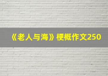 《老人与海》梗概作文250