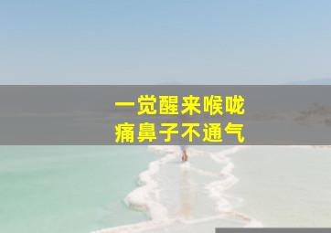 一觉醒来喉咙痛鼻子不通气