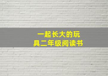 一起长大的玩具二年级阅读书