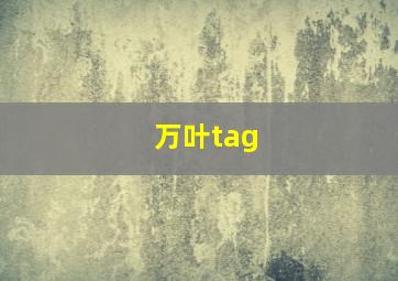 万叶tag