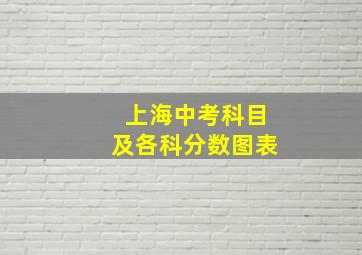 上海中考科目及各科分数图表