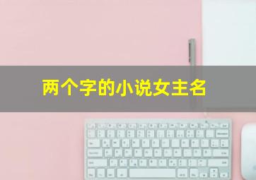 两个字的小说女主名