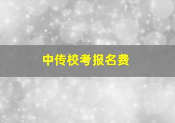 中传校考报名费