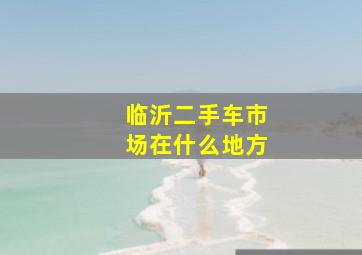 临沂二手车市场在什么地方