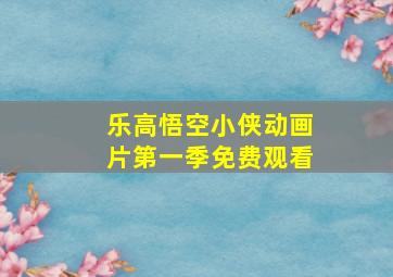 乐高悟空小侠动画片第一季免费观看