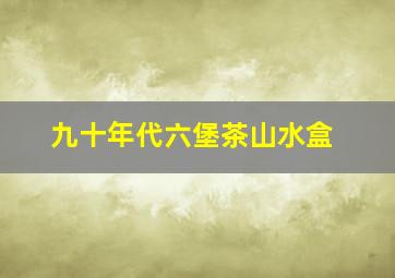 九十年代六堡茶山水盒