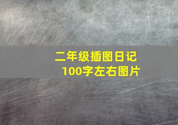 二年级插图日记100字左右图片