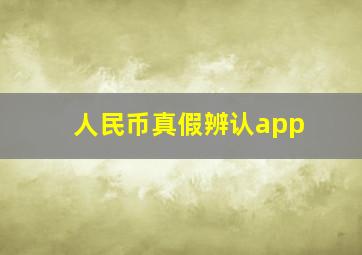 人民币真假辨认app