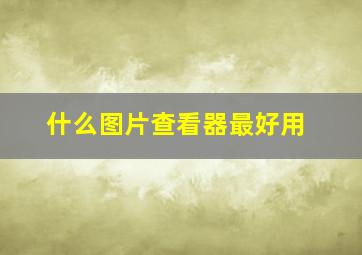 什么图片查看器最好用