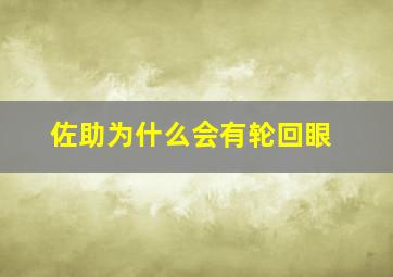 佐助为什么会有轮回眼