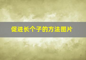 促进长个子的方法图片