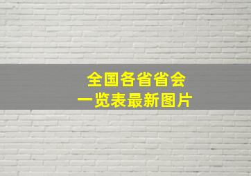 全国各省省会一览表最新图片