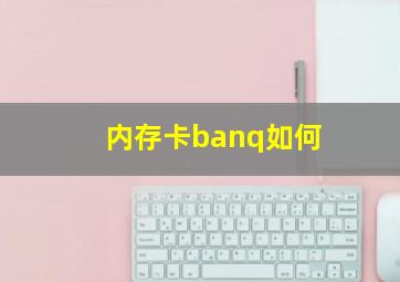 内存卡banq如何