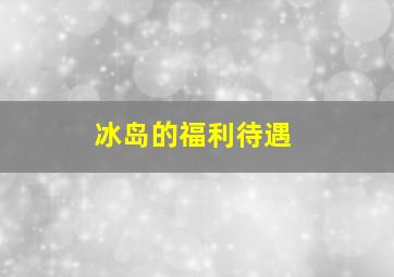 冰岛的福利待遇