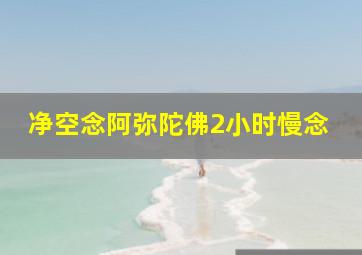 净空念阿弥陀佛2小时慢念