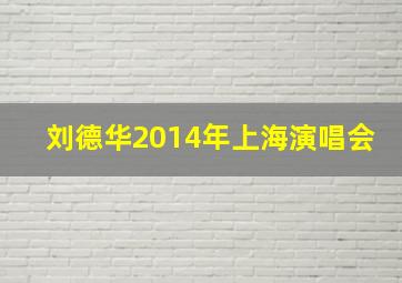 刘德华2014年上海演唱会