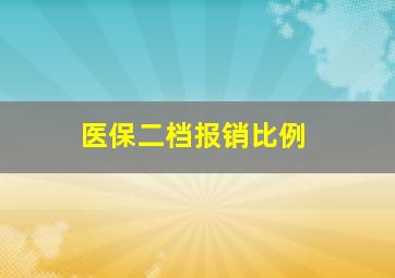 医保二档报销比例