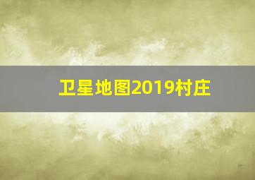 卫星地图2019村庄