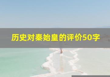 历史对秦始皇的评价50字