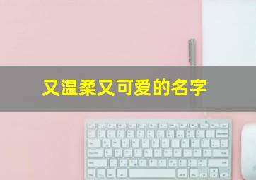 又温柔又可爱的名字