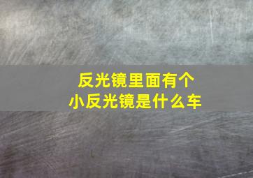 反光镜里面有个小反光镜是什么车