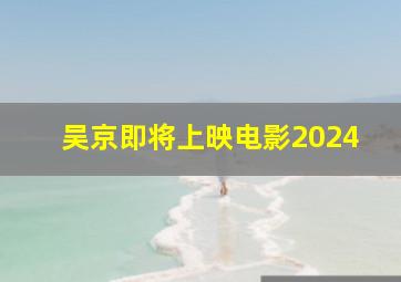 吴京即将上映电影2024