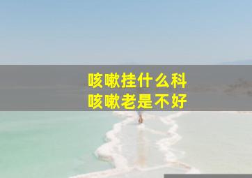 咳嗽挂什么科咳嗽老是不好