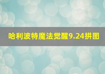 哈利波特魔法觉醒9.24拼图