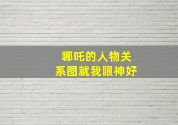 哪吒的人物关系图就我眼神好