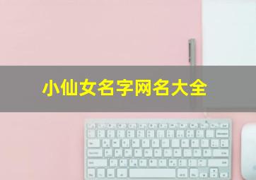 小仙女名字网名大全